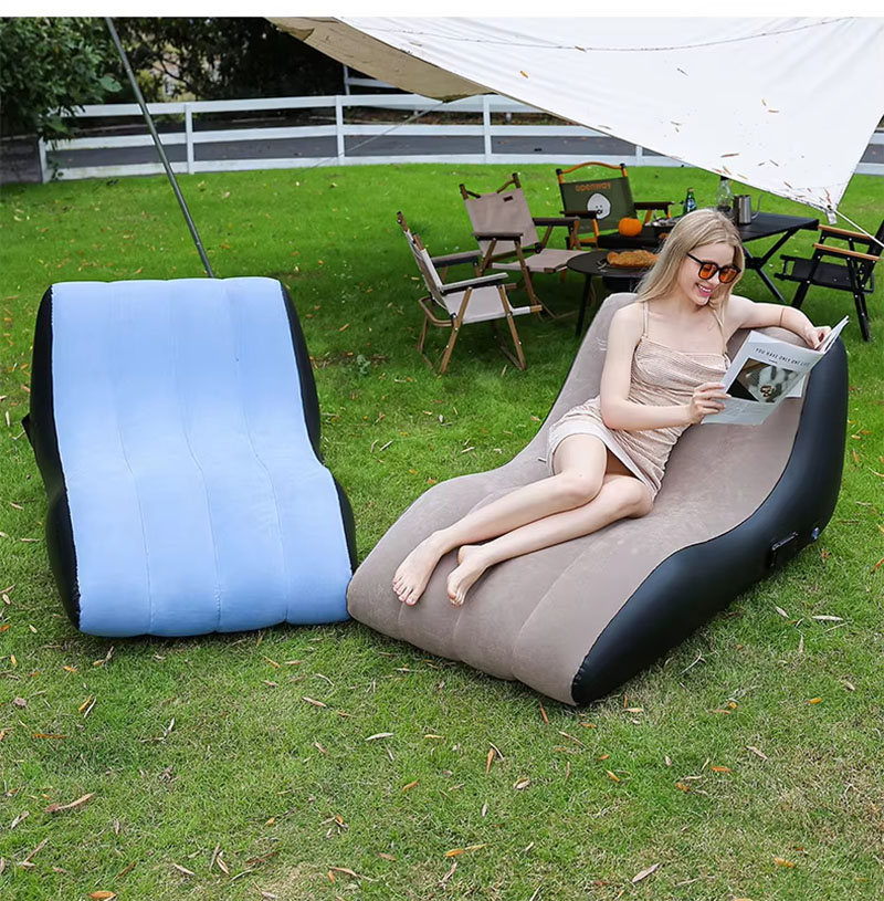 Deck Chair Lounger - Sedia a sdraio gonfiabile, lettino gonfiabile