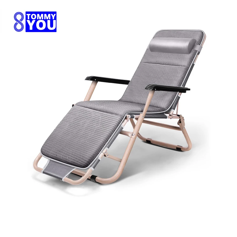 Deck Chair Lounger - Poltrona pieghevole per ufficio, pranzo, letto