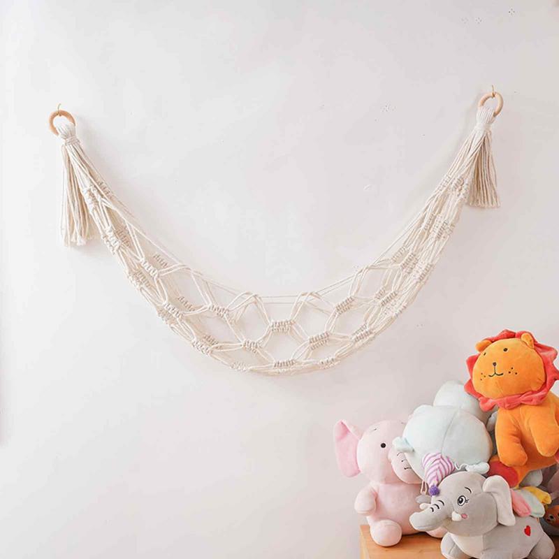 Outdoor Furniture Upholstery - Boho peluche amaca di stoccaggio amaca