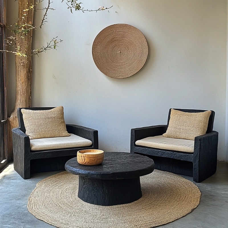 Outdoor Furniture Upholstery - Set di mobili da giardino retrò