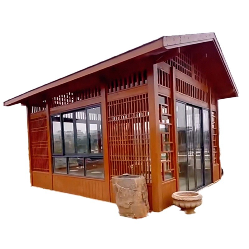 Outdoor Furniture Wooden - Villa da giardino antica all'aperto sala