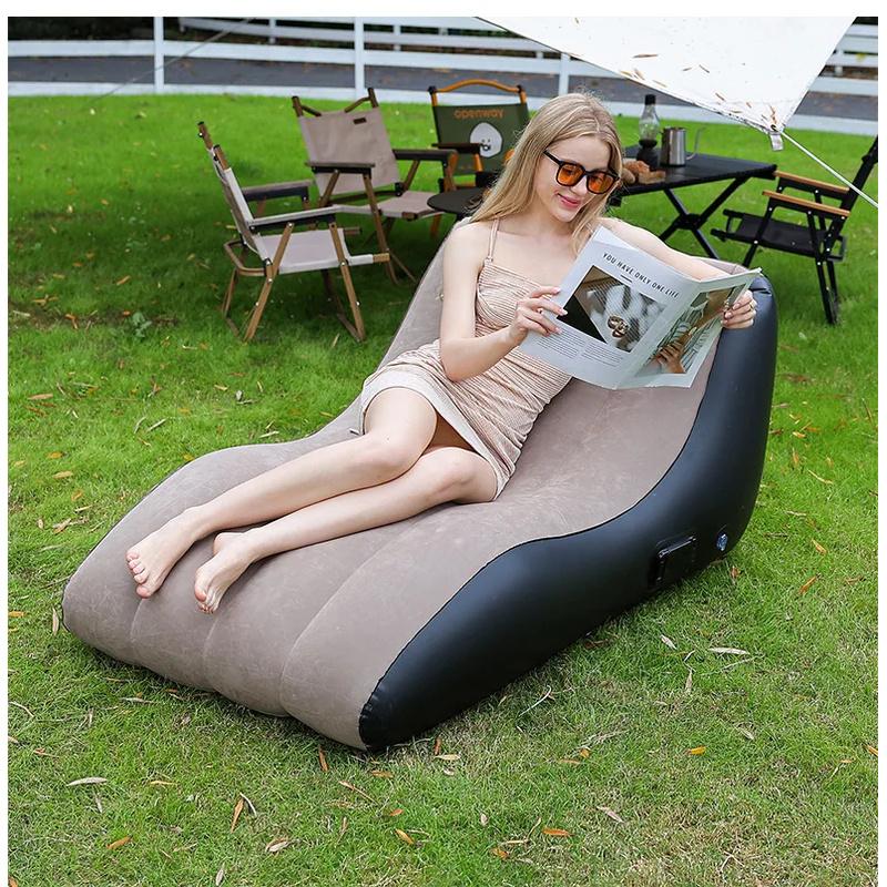 Deck Chair Lounger - Sedia Gonfiabile da Spiaggia, Divano ad