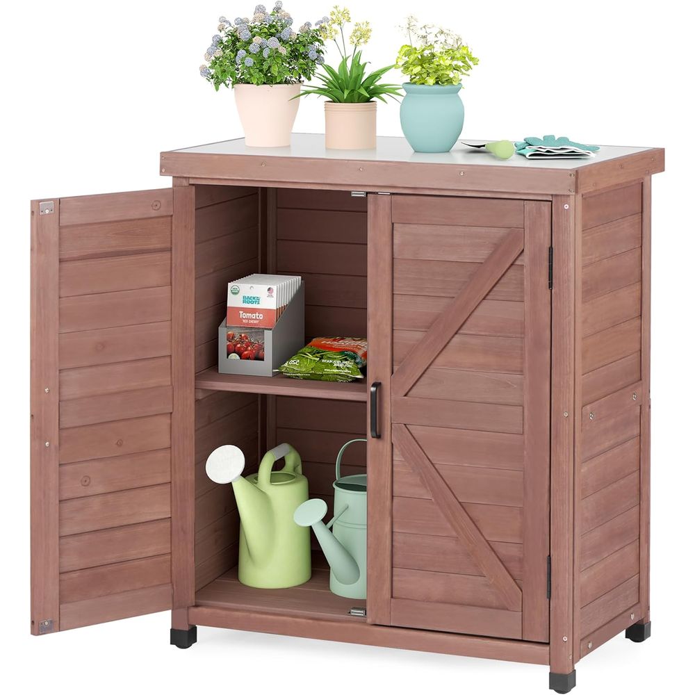Outdoor Furniture Wooden - Mobile da Esterno con Piano in