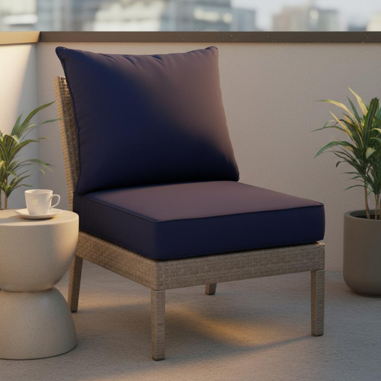 Outdoor Furniture Pads - Set di Cuscini per Sedie da