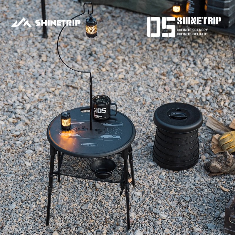 Outdoor Furniture Australia - Tavolo Pieghevole ShineTrip per Esterni, Portatile