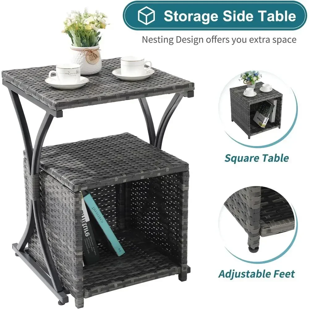Set di mobili da giardino in v - Outdoor Furniture Grey recensione e prezzo