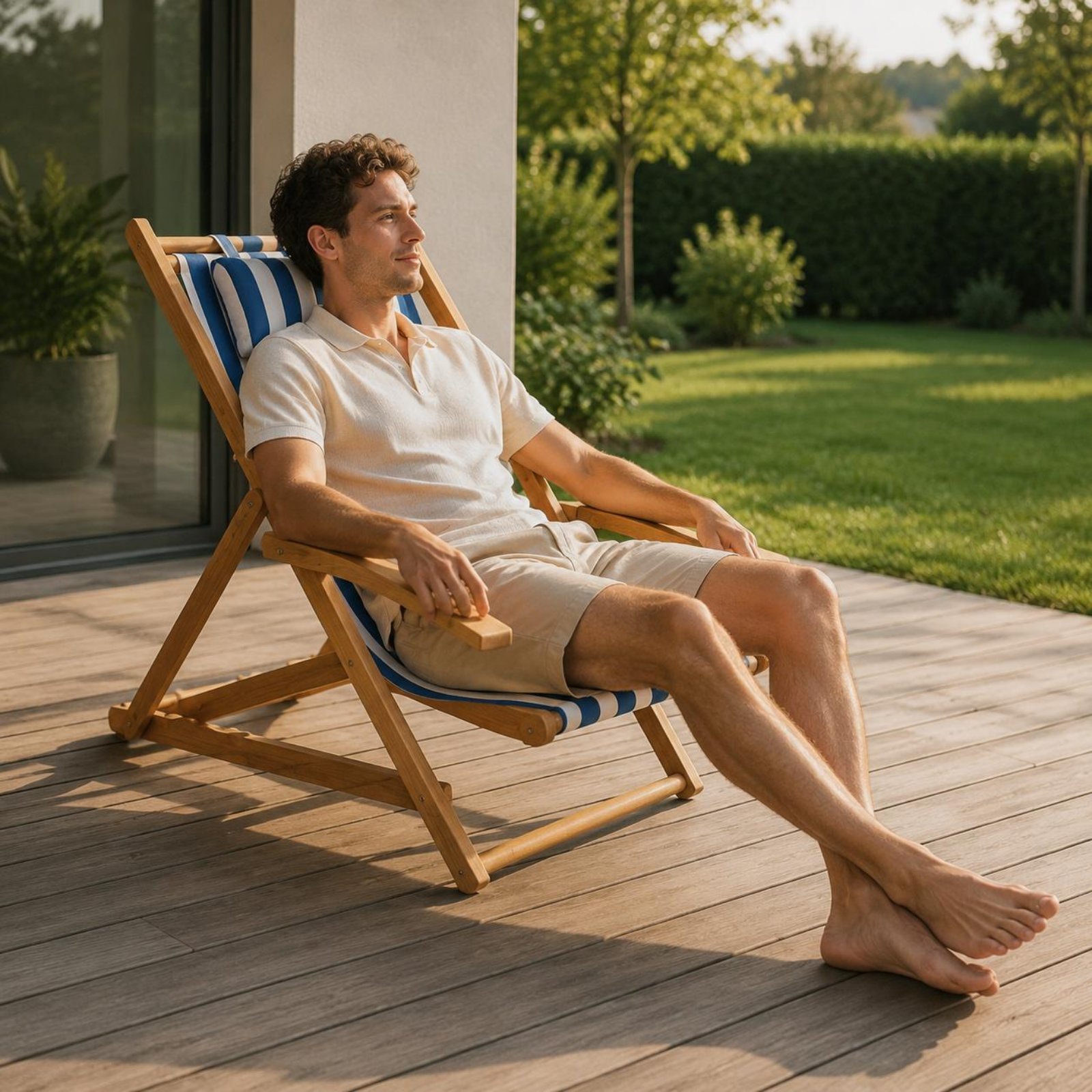 Sdraio da Spiaggia in Tela Rec - Deck Chair Lounger recensione e prezzo