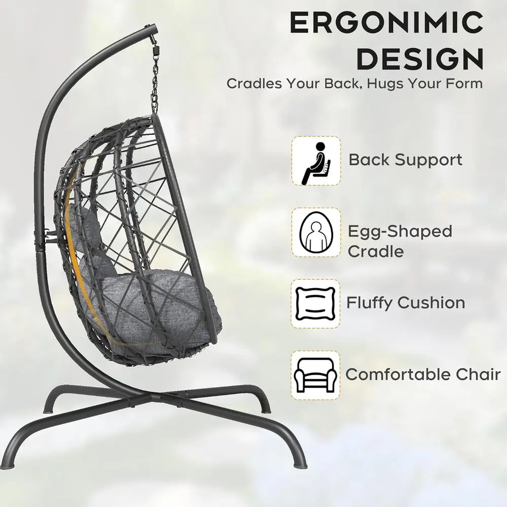 Sedia a dondolo sospesa in vim - Hanging Egg Chair recensione e prezzo