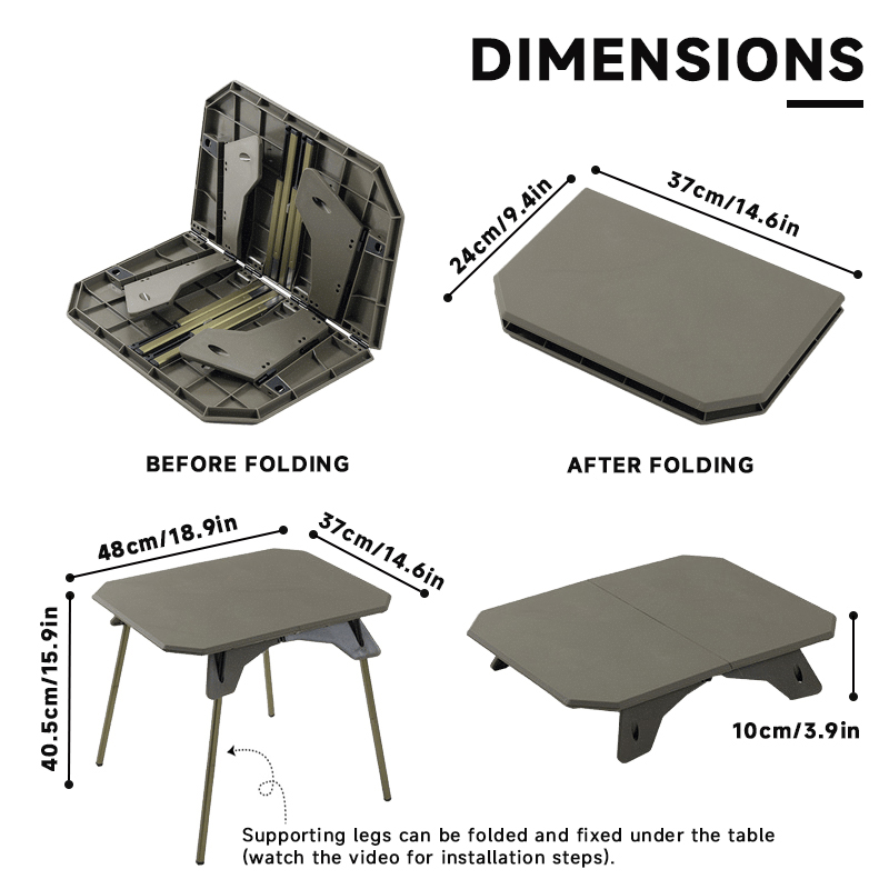 WESTTUNE Tavolo da campeggio e - Outdoor Furniture Australia recensione e prezzo