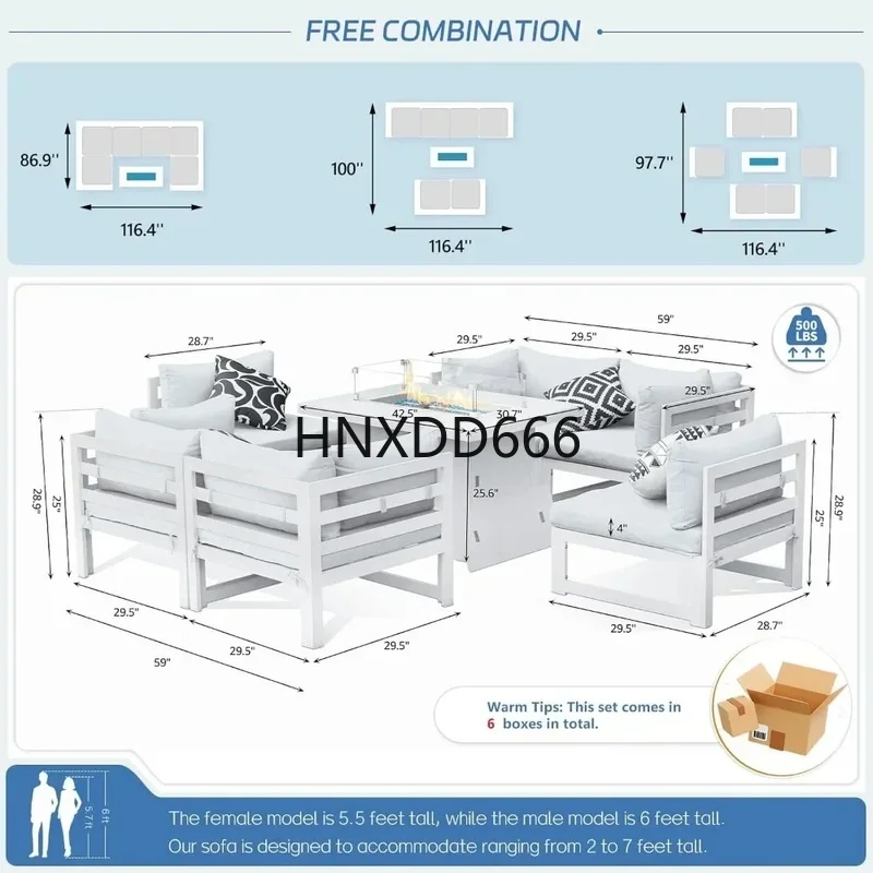 Set da conversazione per ester - Outdoor Furniture Set With Fire Pit recensione e prezzo