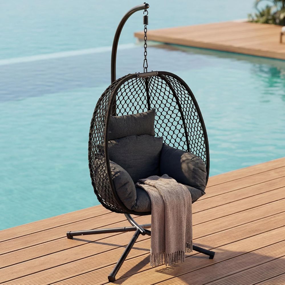 Sedia a dondolo a forma di uov - Hanging Egg Chair recensione e prezzo