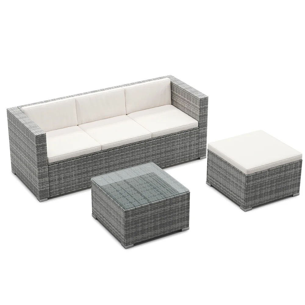 Set di divani in rattan d'acci - Outdoor Furniture Types recensione e prezzo