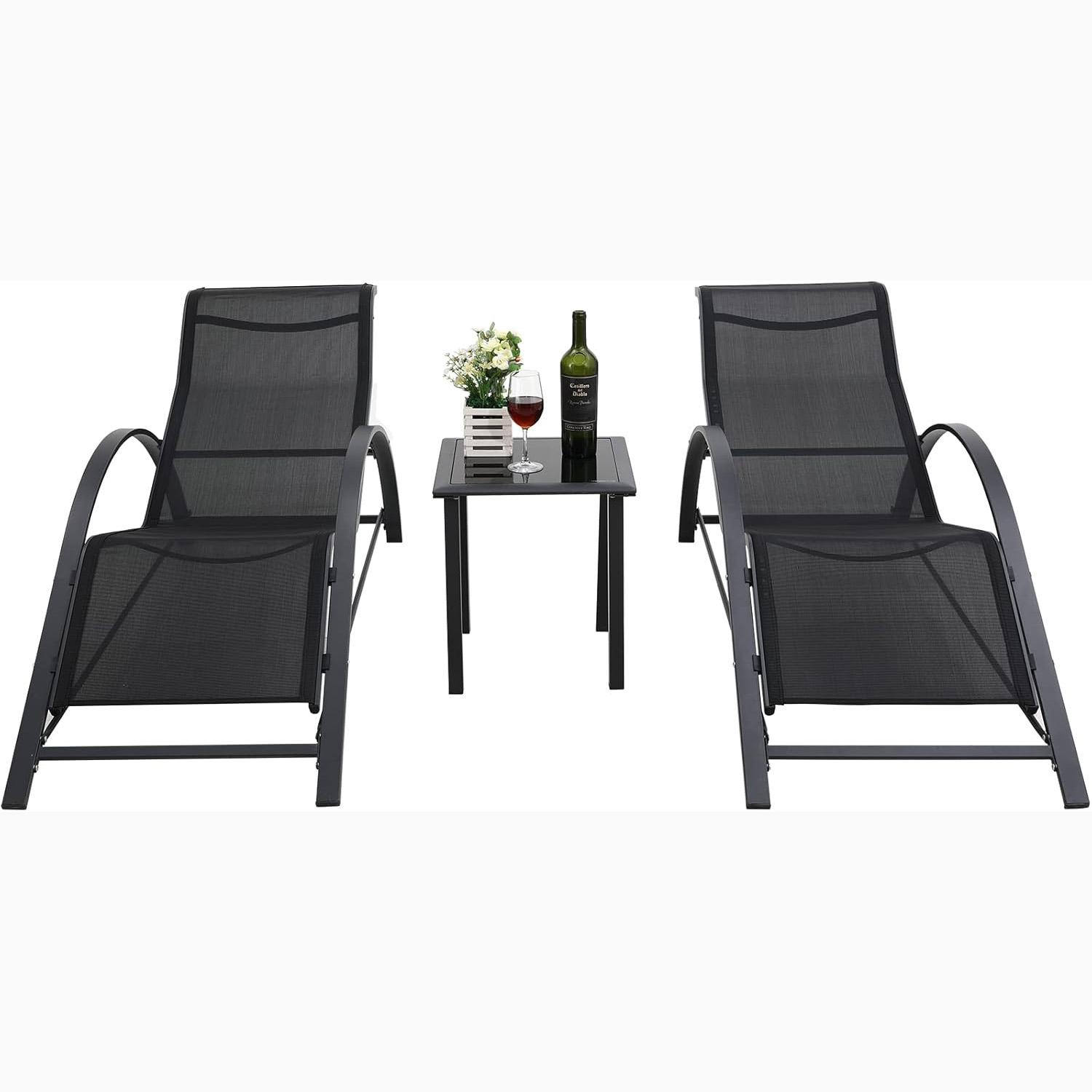 Set di 3 sedie a sdraio da pis - Deck Chair Lounger recensione e prezzo