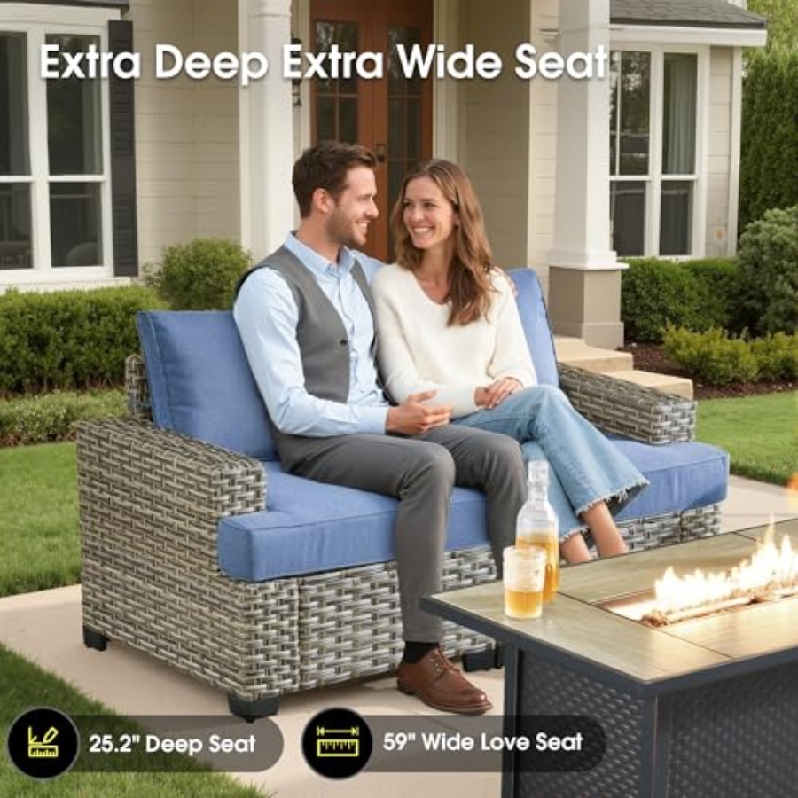 Set di Mobili da Esterno Compo - Outdoor Furniture Set With Fire Pit recensione e prezzo