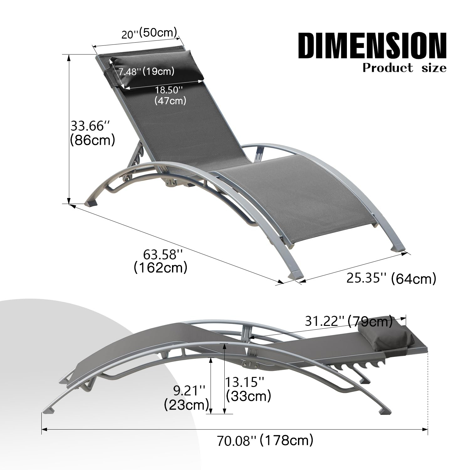 Set di 2 lettini prendisole da - Deck Chair Lounger recensione e prezzo