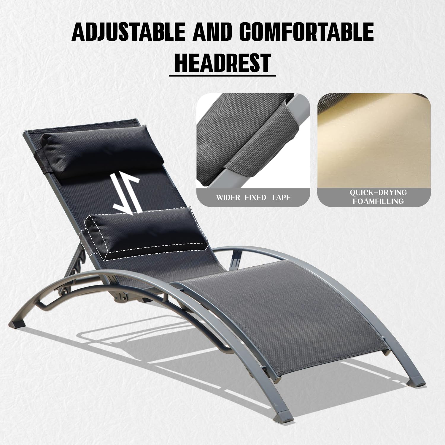 Set di 2 lettini prendisole da - Deck Chair Lounger recensione e prezzo