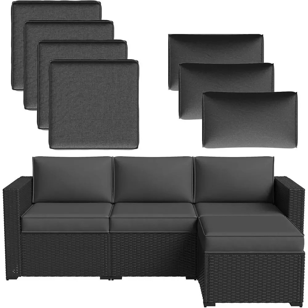 Set di mobili da esterno grigi - Outdoor Furniture Grey recensione e prezzo