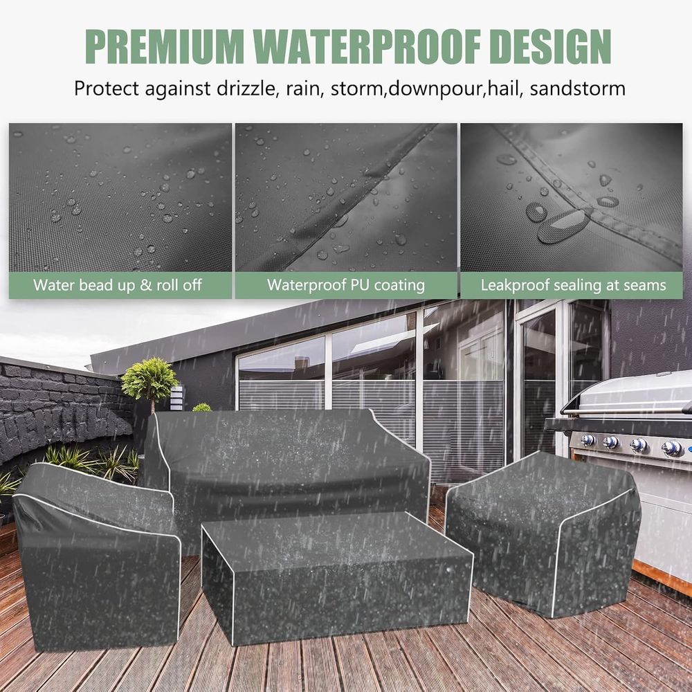 Coperture per Mobili da Giardi - Outdoor Furniture Grey recensione e prezzo