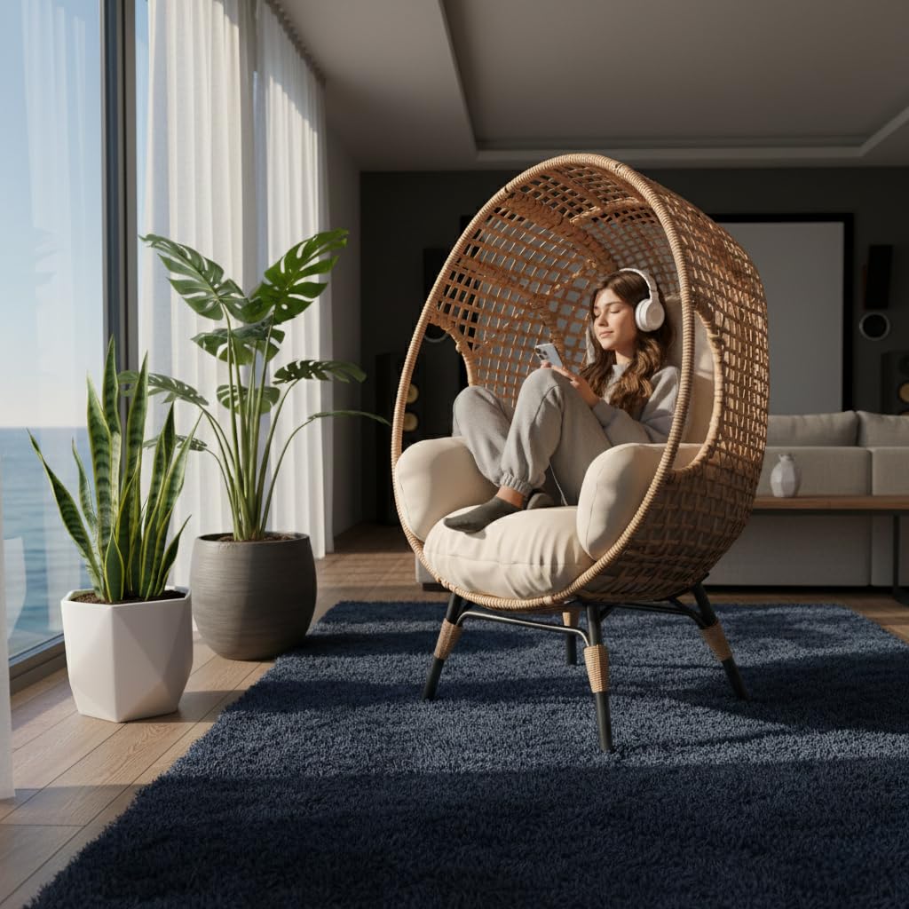 Elegante Sedia a Dondolo Sospe - Hanging Egg Chair recensione e prezzo