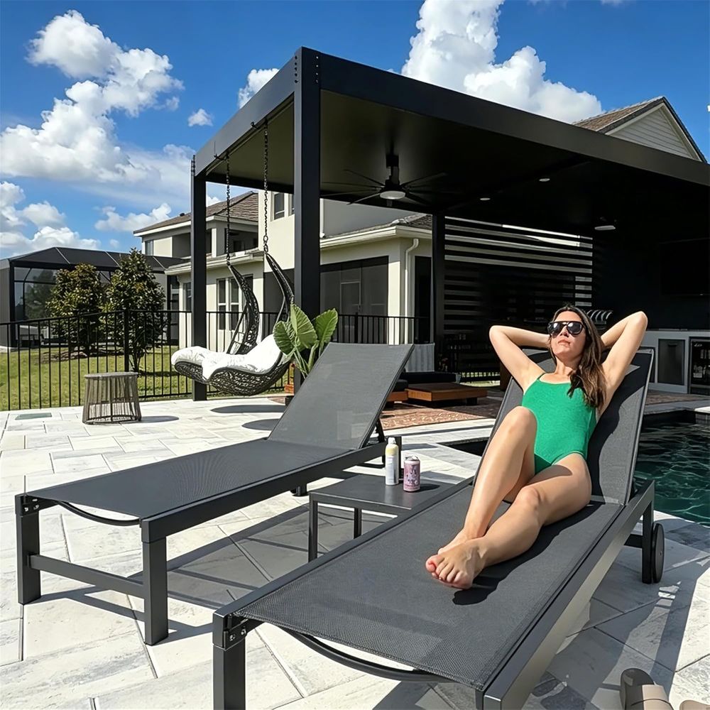 Set di 4 sedie a sdraio da pis - Deck Chair Lounger recensione e prezzo