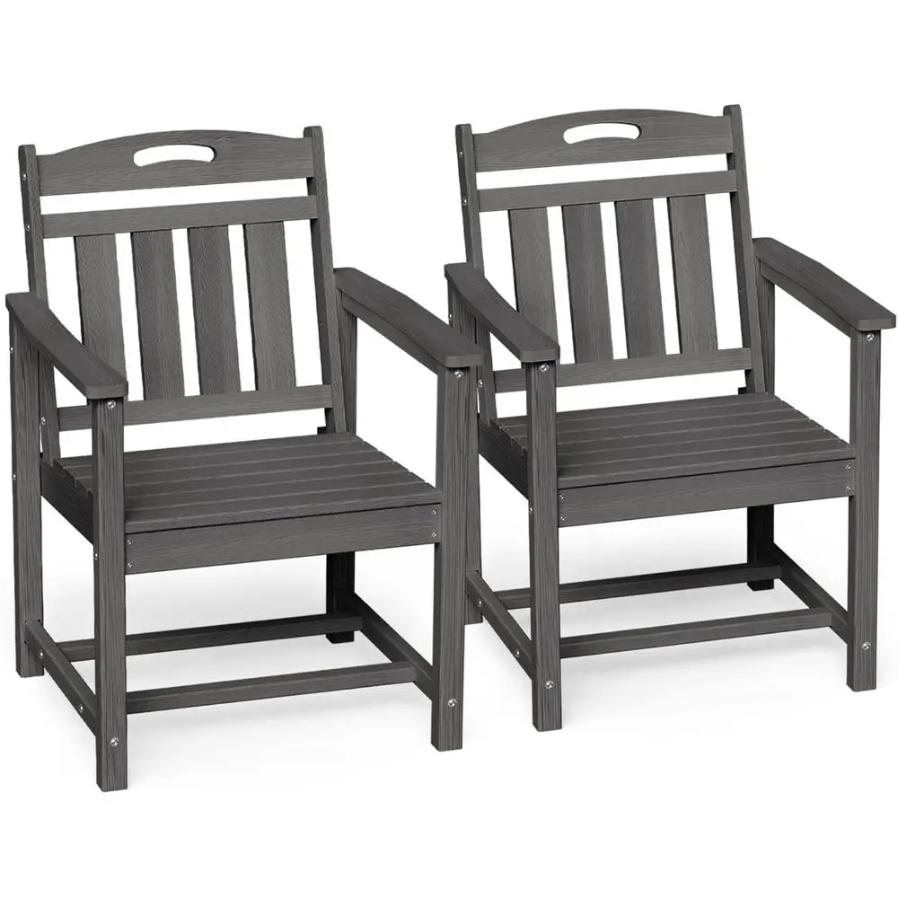 Set di 2 sedie da pranzo da pa - Outdoor Furniture Grey recensione e prezzo