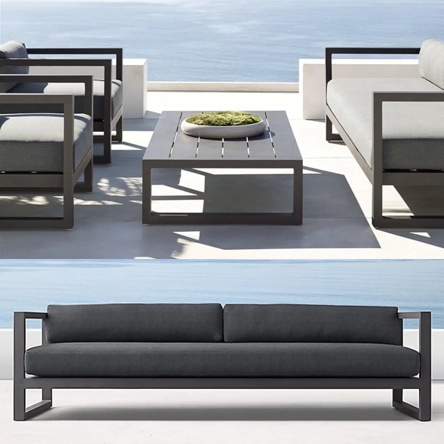 Divano Modulare da Esterno in  - Outdoor Furniture Grey recensione e prezzo