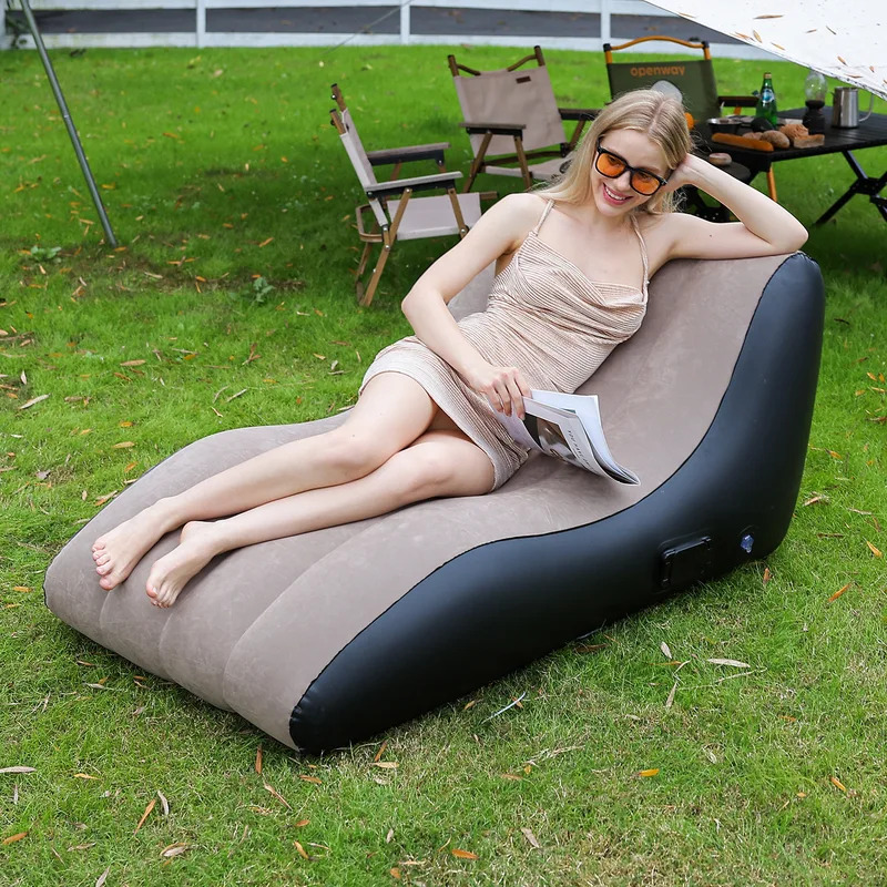 Sedia Gonfiabile da Spiaggia,  - Deck Chair Lounger recensione e prezzo