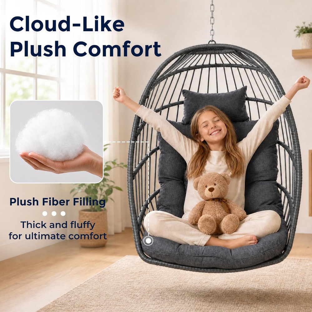 Sedia a dondolo a forma di uov - Hanging Egg Chair recensione e prezzo