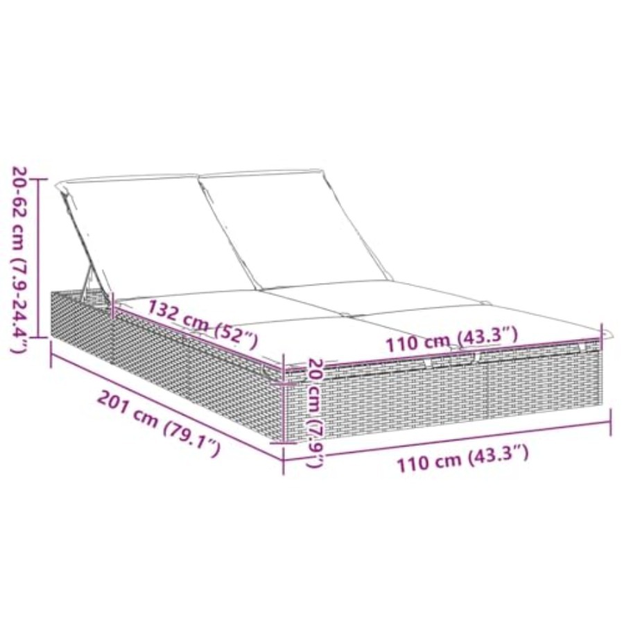 Lettino Prendisole per 2 Perso - Deck Chair Lounger recensione e prezzo