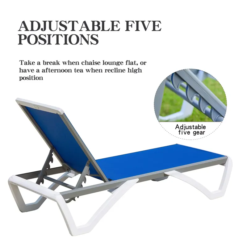 Sdraio Moderna in Alluminio Re - Deck Chair Lounger recensione e prezzo